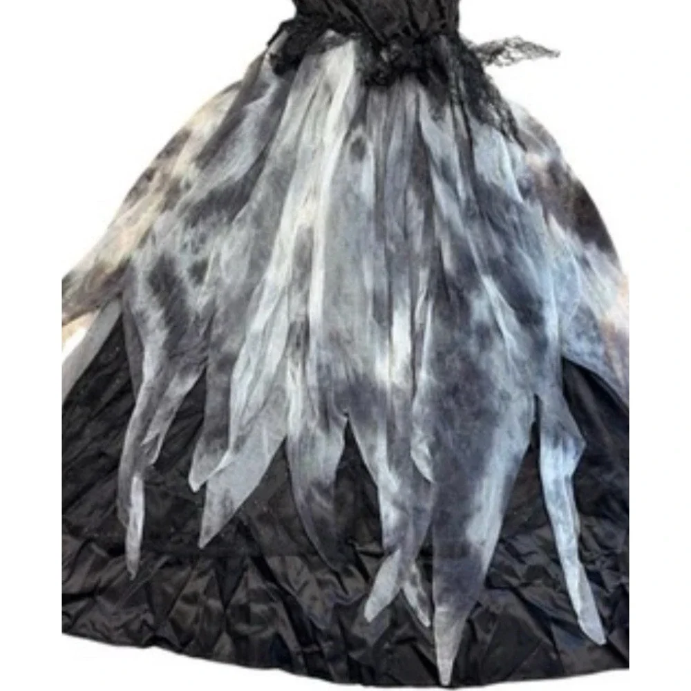 Spirit Halloween Cemetery Bride Frankenstein Child M Halloween Costume Gown Only